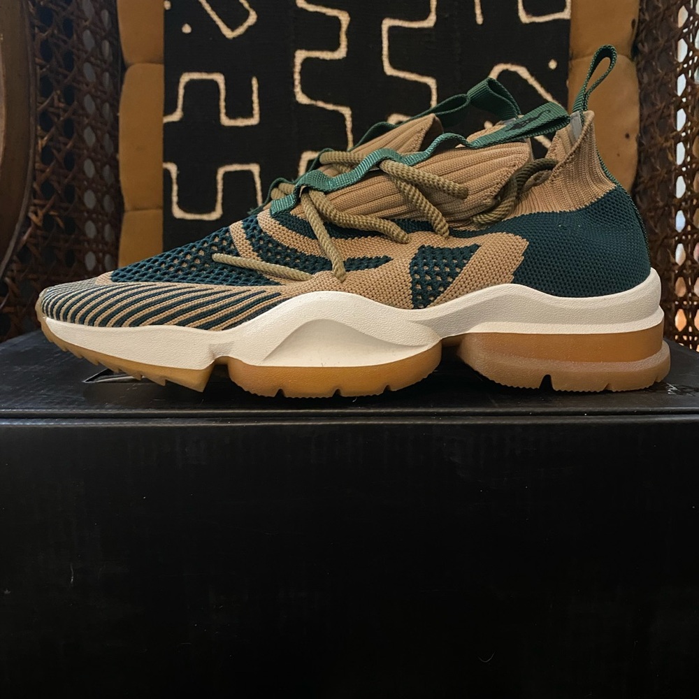 SIA Collective Chicken and Broccoli Green and Tan Sneakers